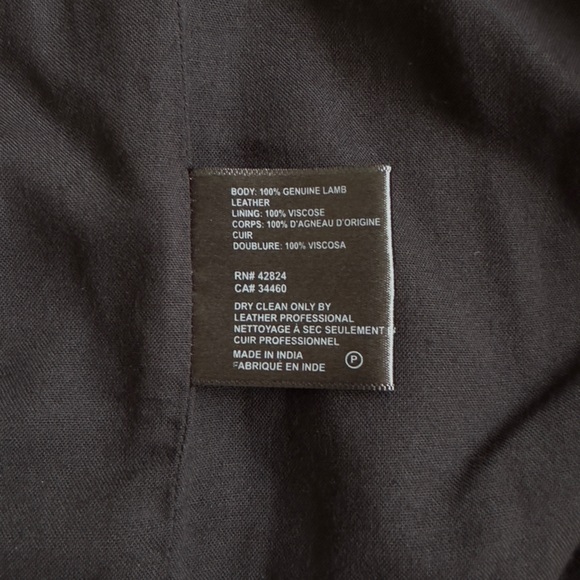 Reformation Veda Bad Leather Jacket - Picture 4 of 6